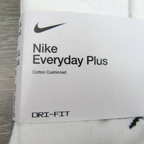 Nike Everyday Plus No Show Socks MultiColor 6 Pack Mens Size 8-12 NEW - Picture 3 of 13